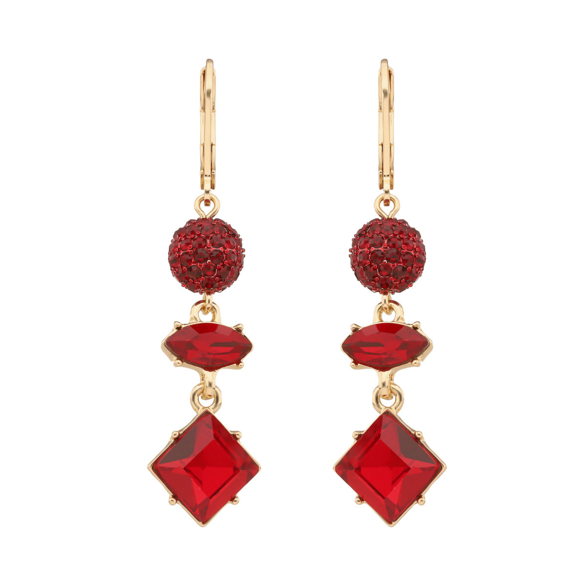 ARETES KARL LAGERFELD CARBONE DORADO