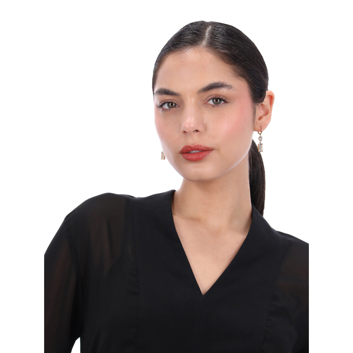 ARETES KARL LAGERFELD LULU DORADO