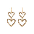ARETES KARL LAGERFELD ROUGE DORADO