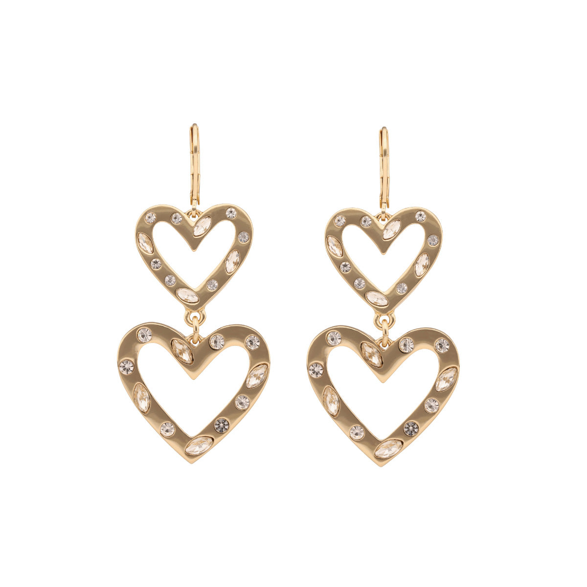 ARETES KARL LAGERFELD ROUGE DORADO