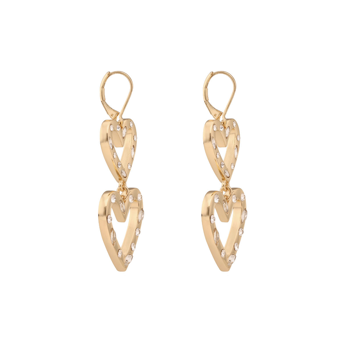 ARETES KARL LAGERFELD ROUGE DORADO