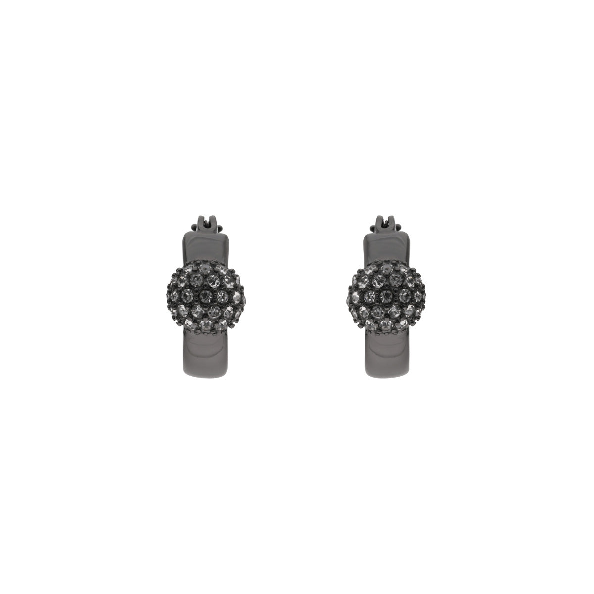 ARETES KARL LAGERFELD CARBONE PLATEADO