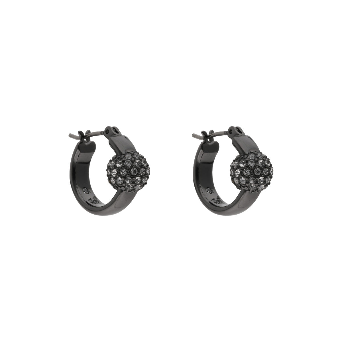 ARETES KARL LAGERFELD CARBONE PLATEADO