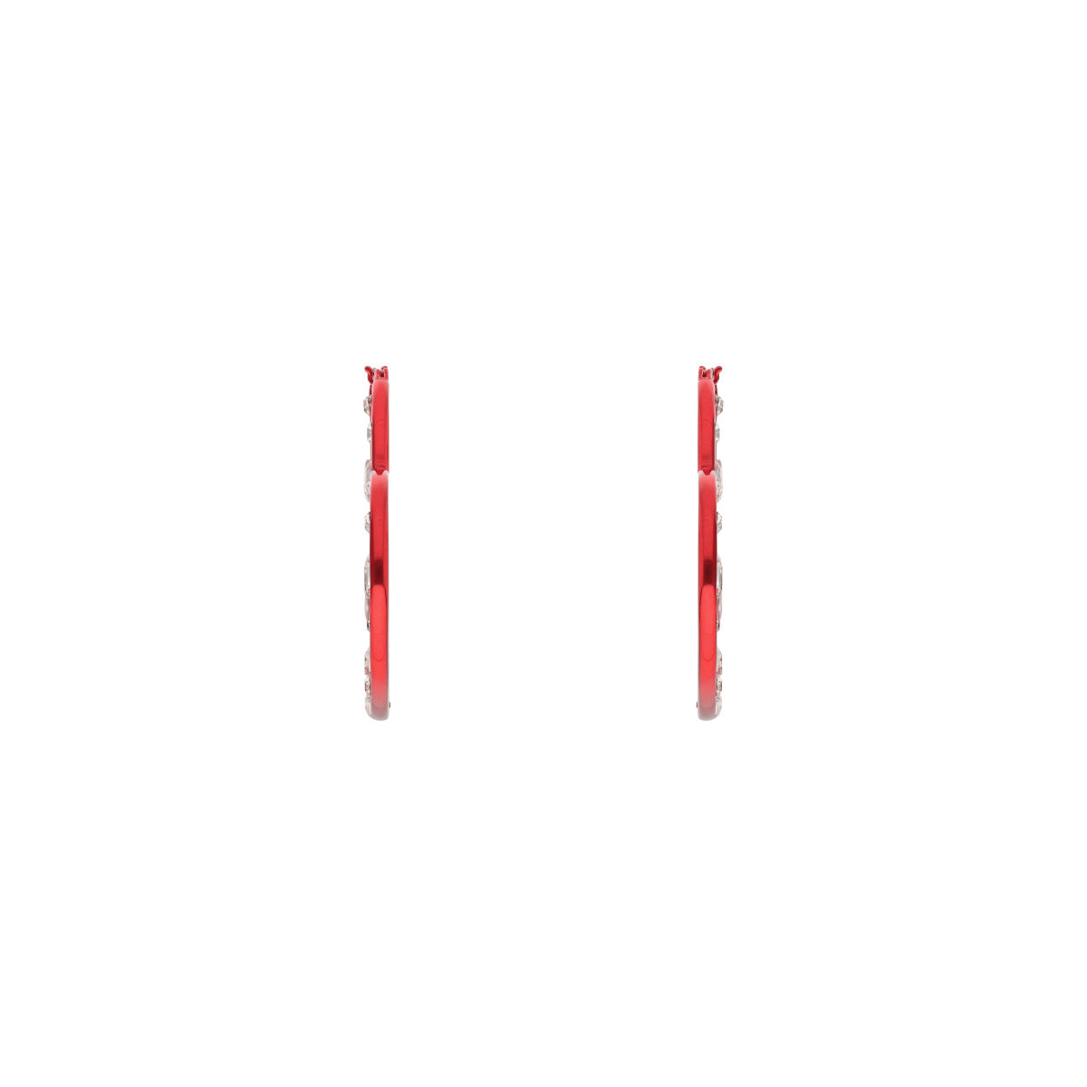 ARETES KARL LAGERFELD ROUGE ROSA