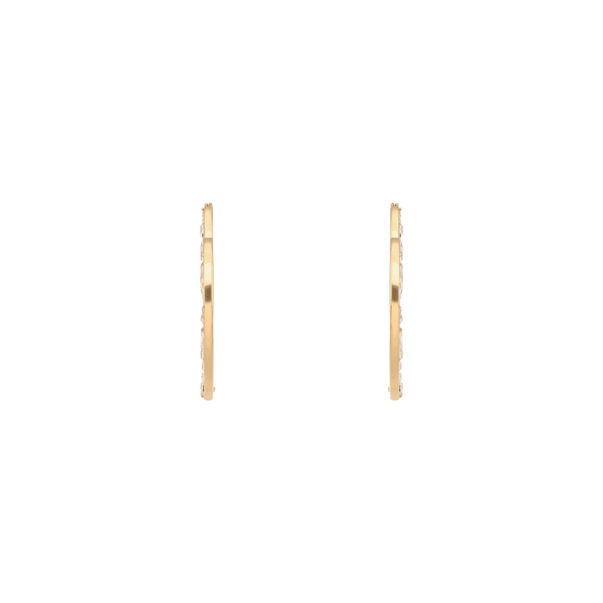 ARETES KARL LAGERFELD ROUGE DORADO