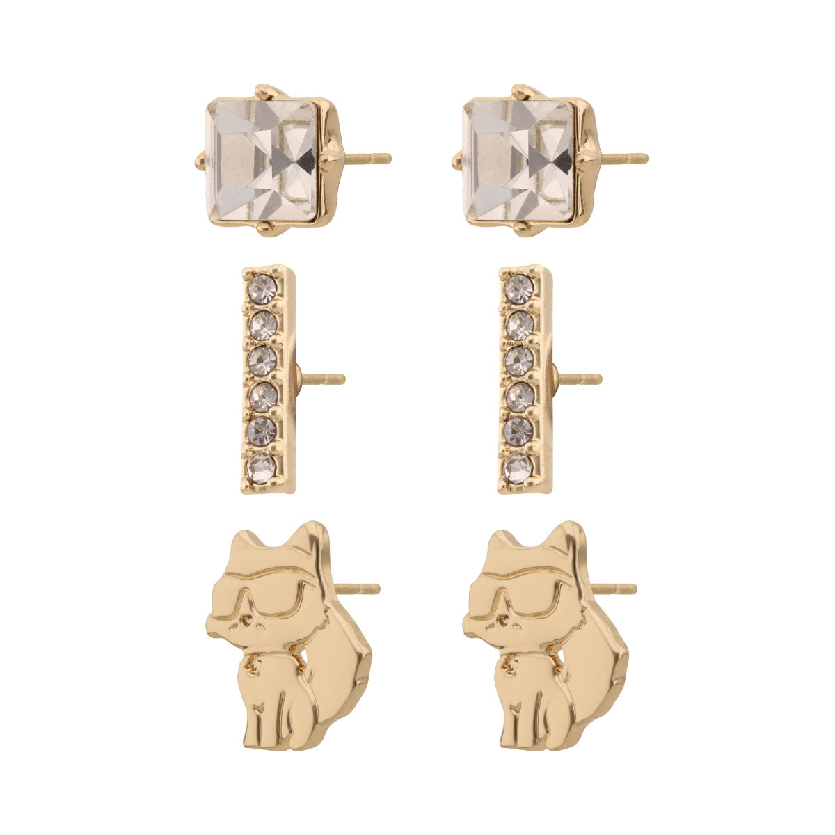 ARETES KARL LAGERFELD CAMILLE DORADO