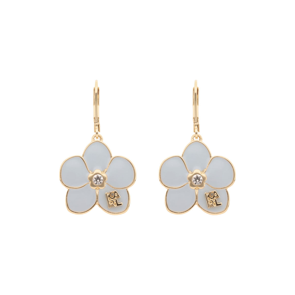 ARETES KARL LAGERFELD ORCHID RECOLORS S25 DORADO