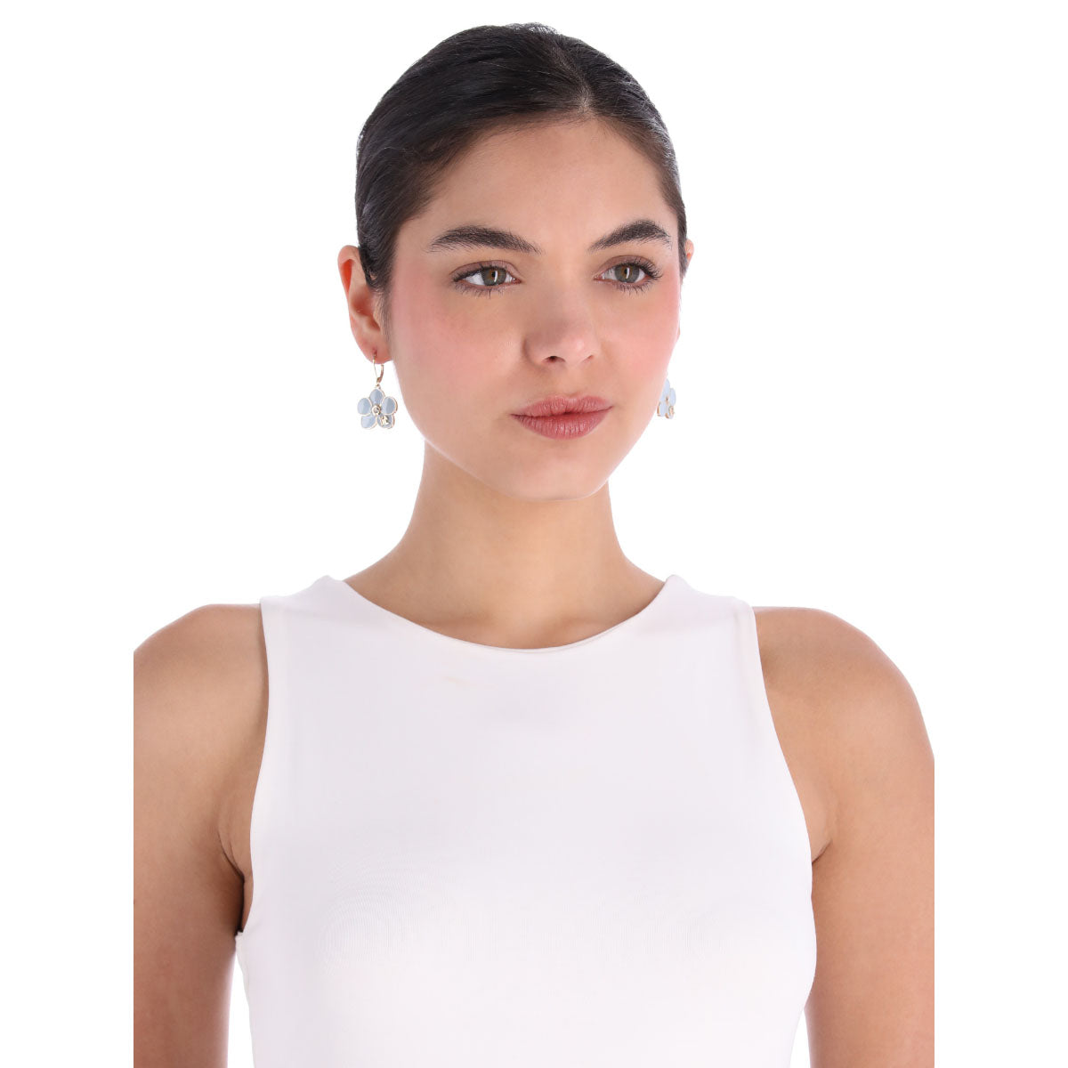 ARETES KARL LAGERFELD ORCHID RECOLORS S25 DORADO