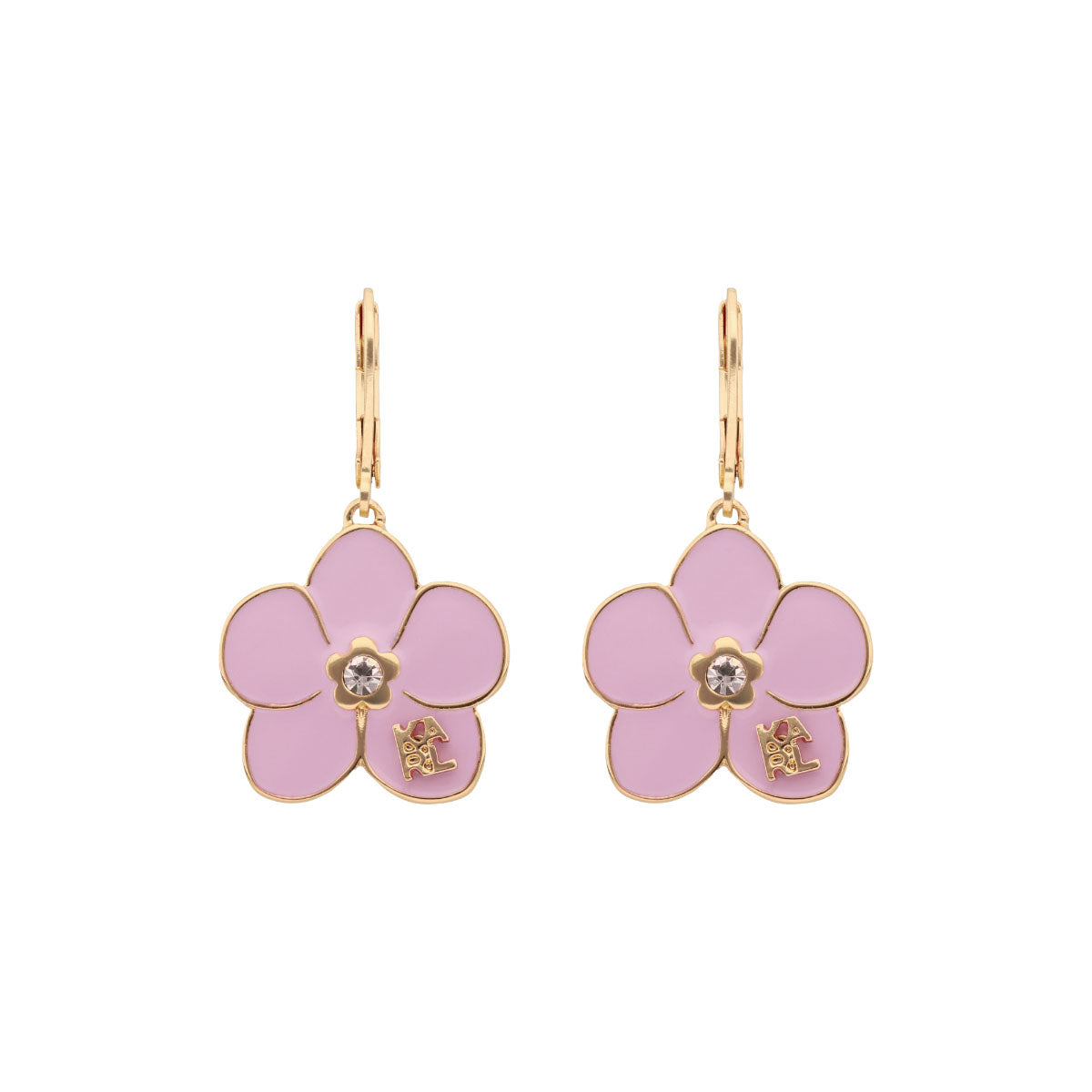 ARETES KARL LAGERFELD ORCHID RECOLORS S25 DORADO