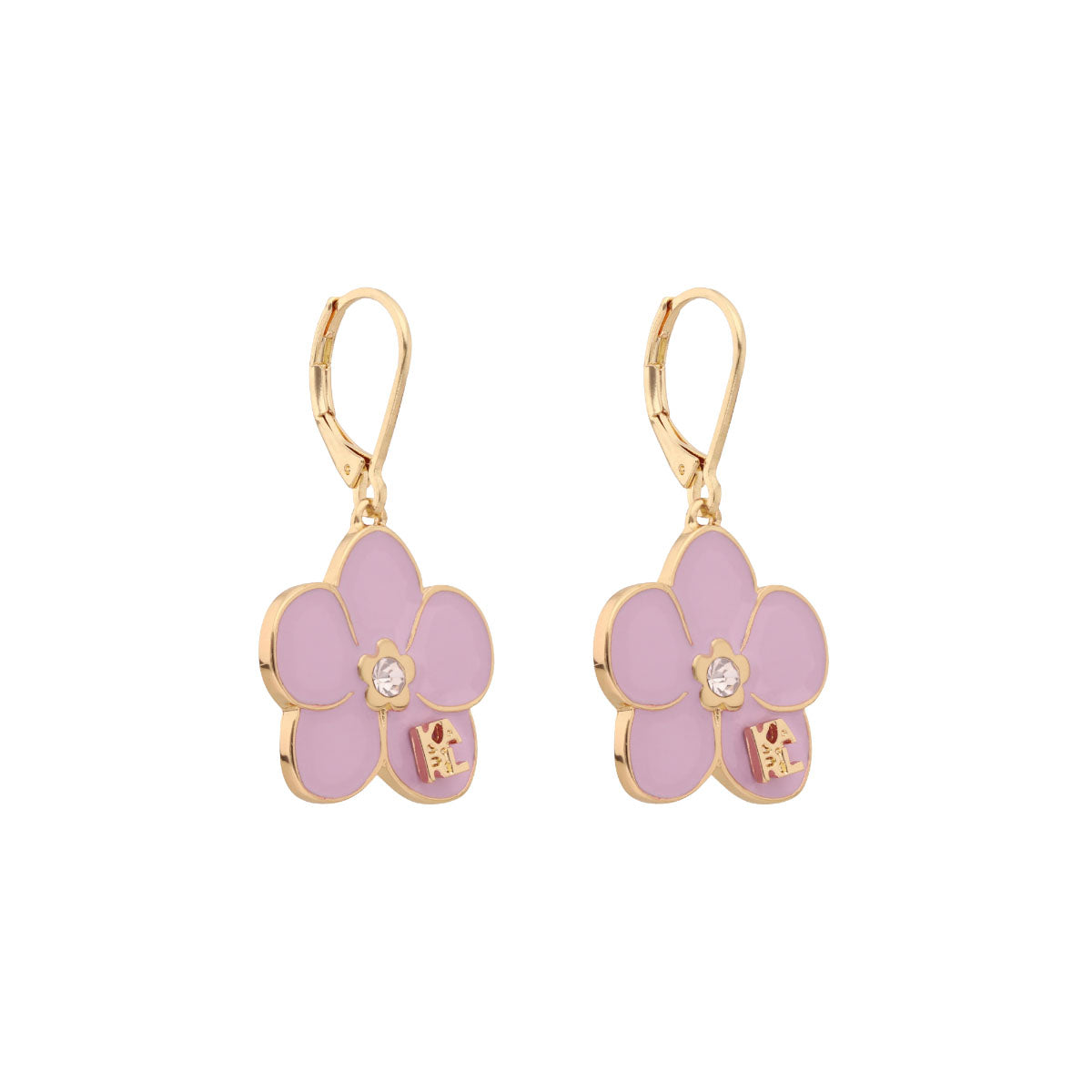 ARETES KARL LAGERFELD ORCHID RECOLORS S25 DORADO