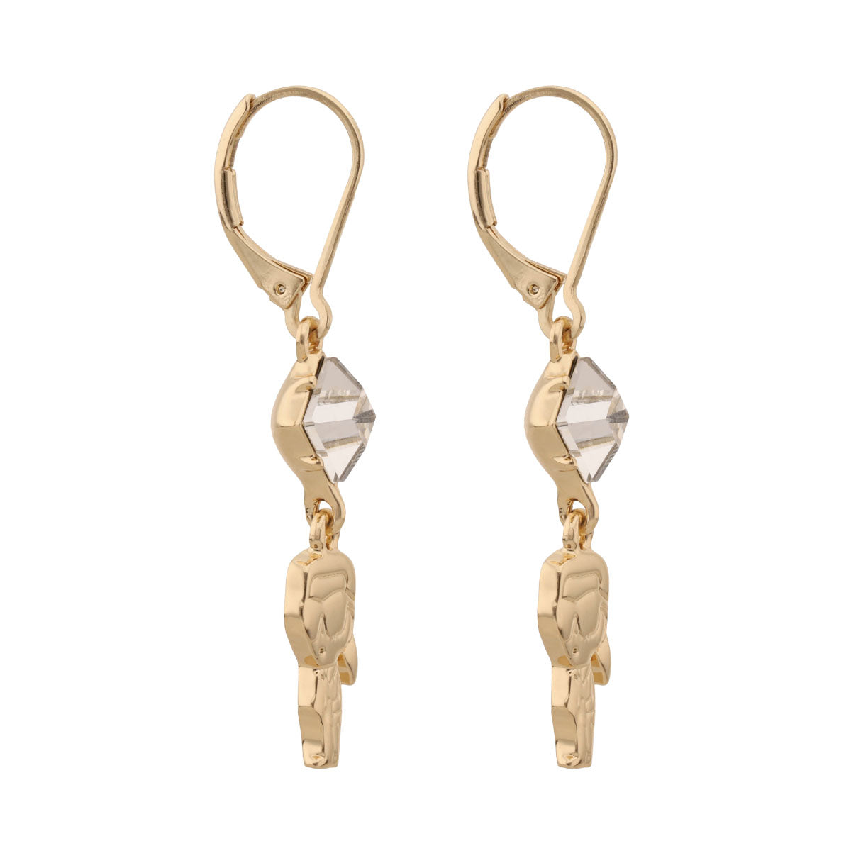 ARETES KARL LAGERFELD CAMILLE DORADO