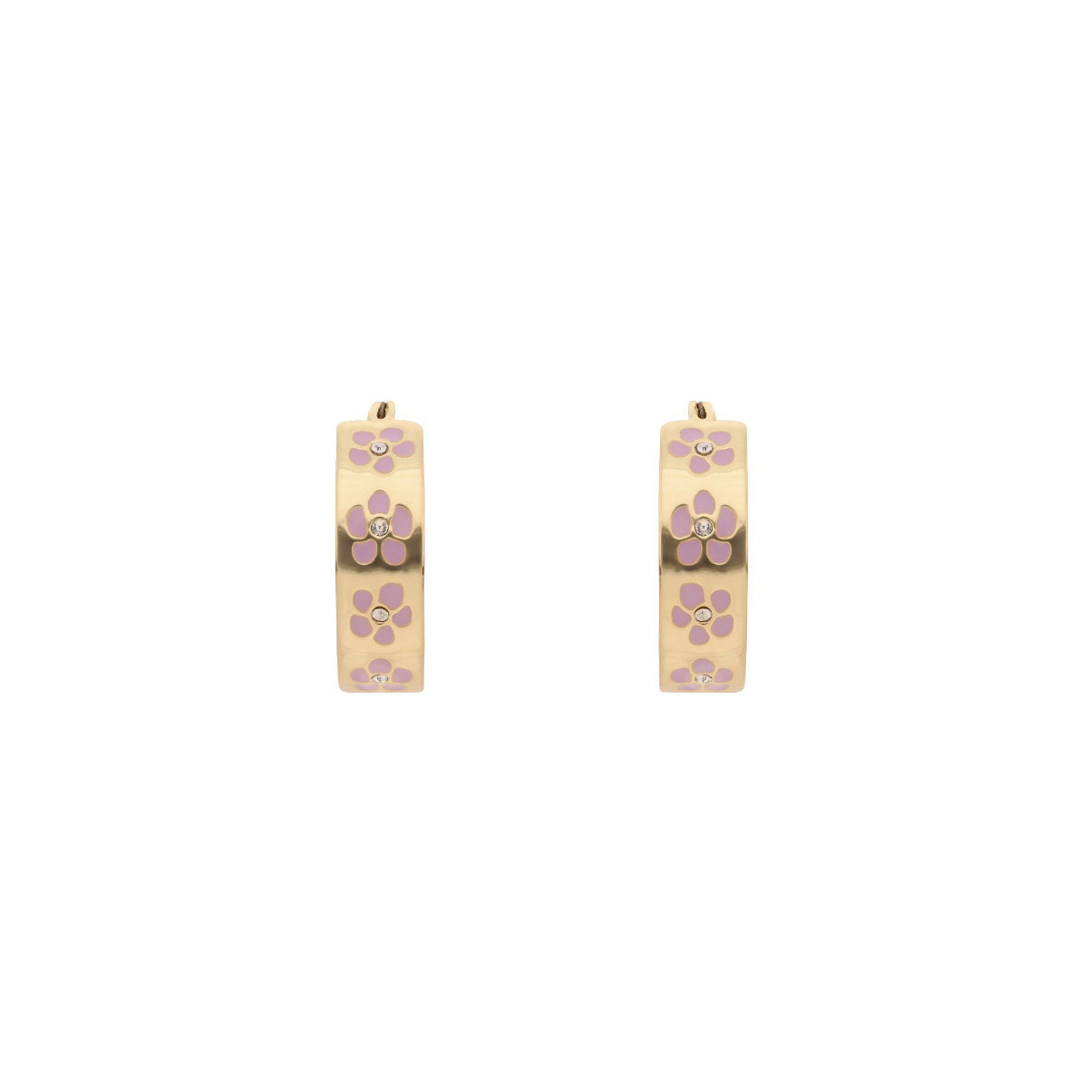 ARETES KARL LAGERFELD ORCHID RECOLORS S25 DORADO
