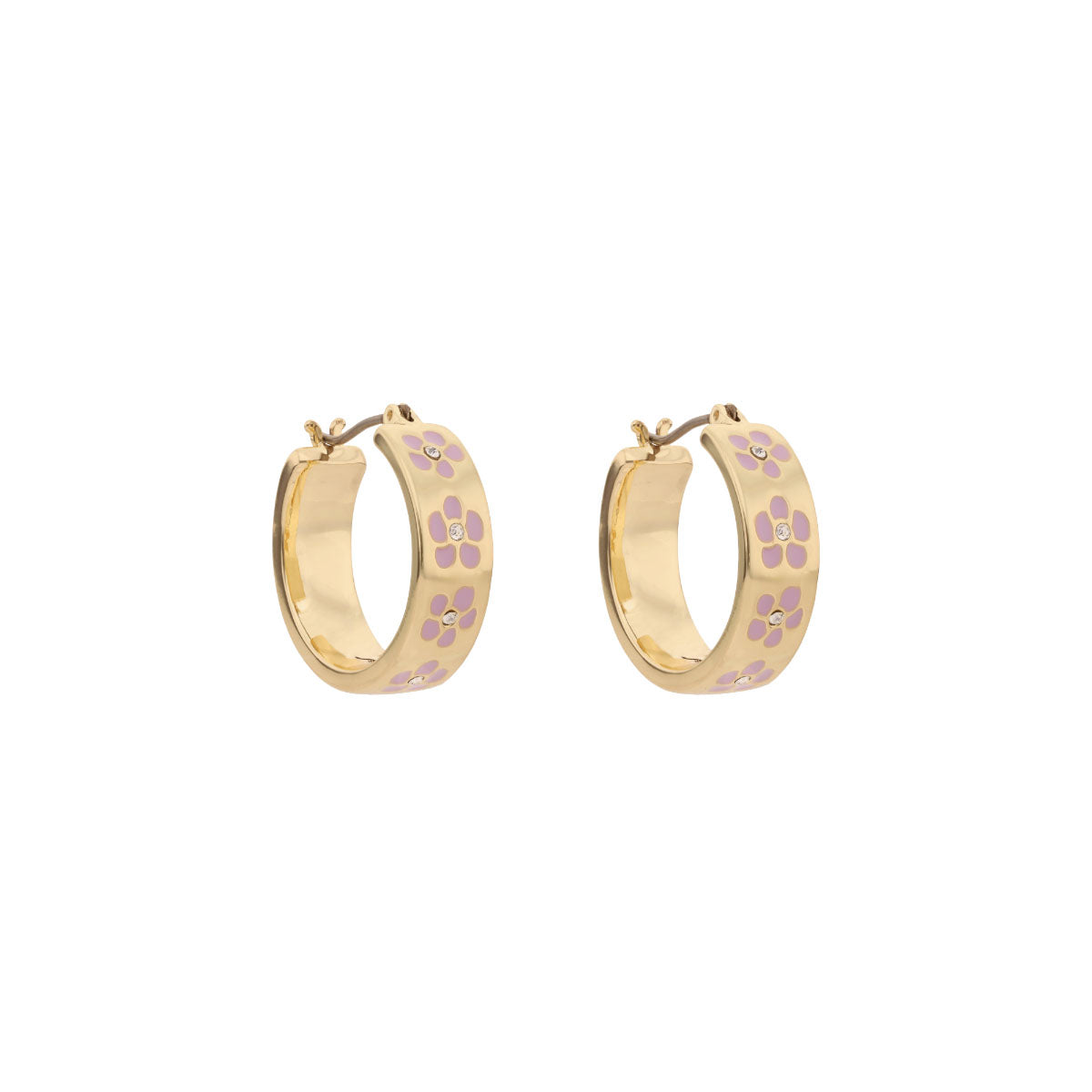 ARETES KARL LAGERFELD ORCHID RECOLORS S25 DORADO