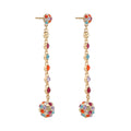 ARETES KARL LAGERFELD CLAIRE DORADO