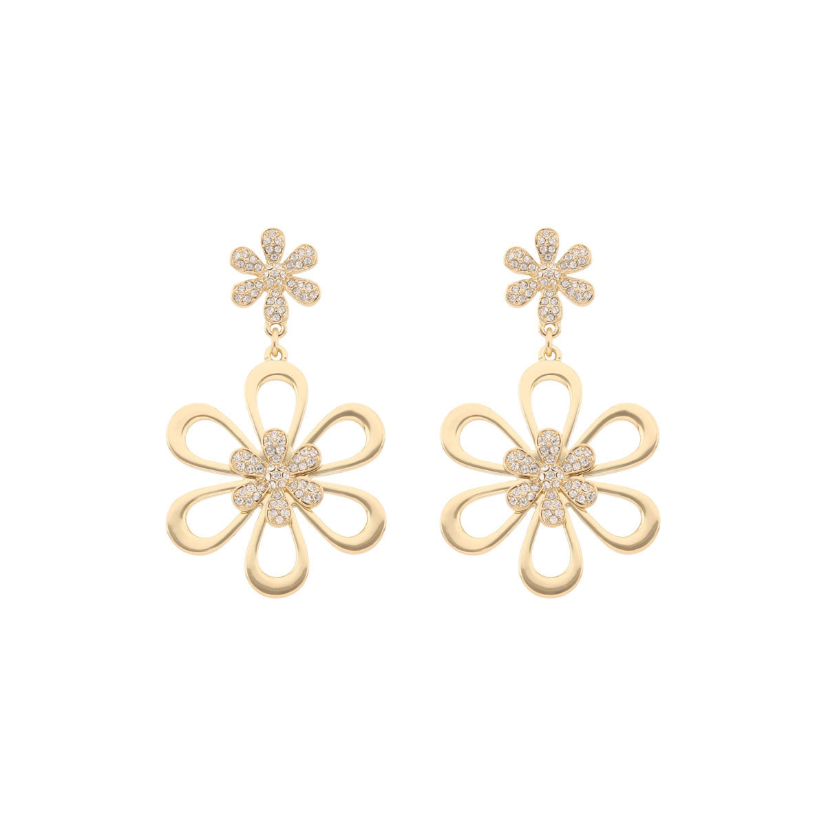 ARETES KARL LAGERFELD BRIELLE DORADO