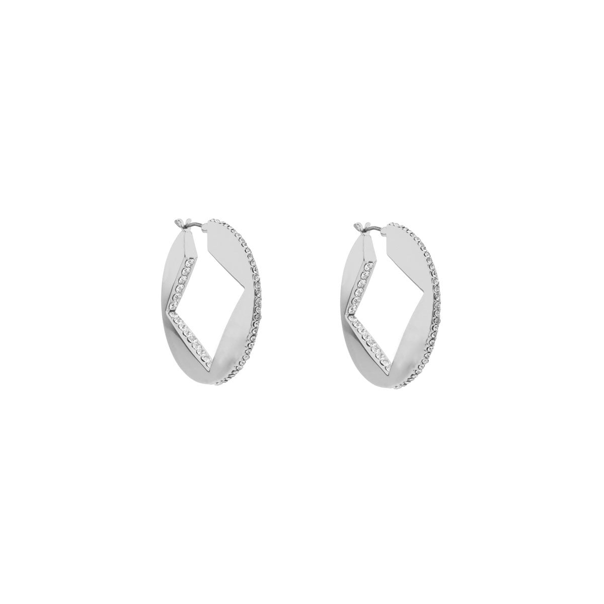 ARETES KARL LAGERFELD RENEE PLATEADO