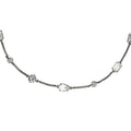 COLLAR KARL LAGERFELD CARBONE PLATEADO