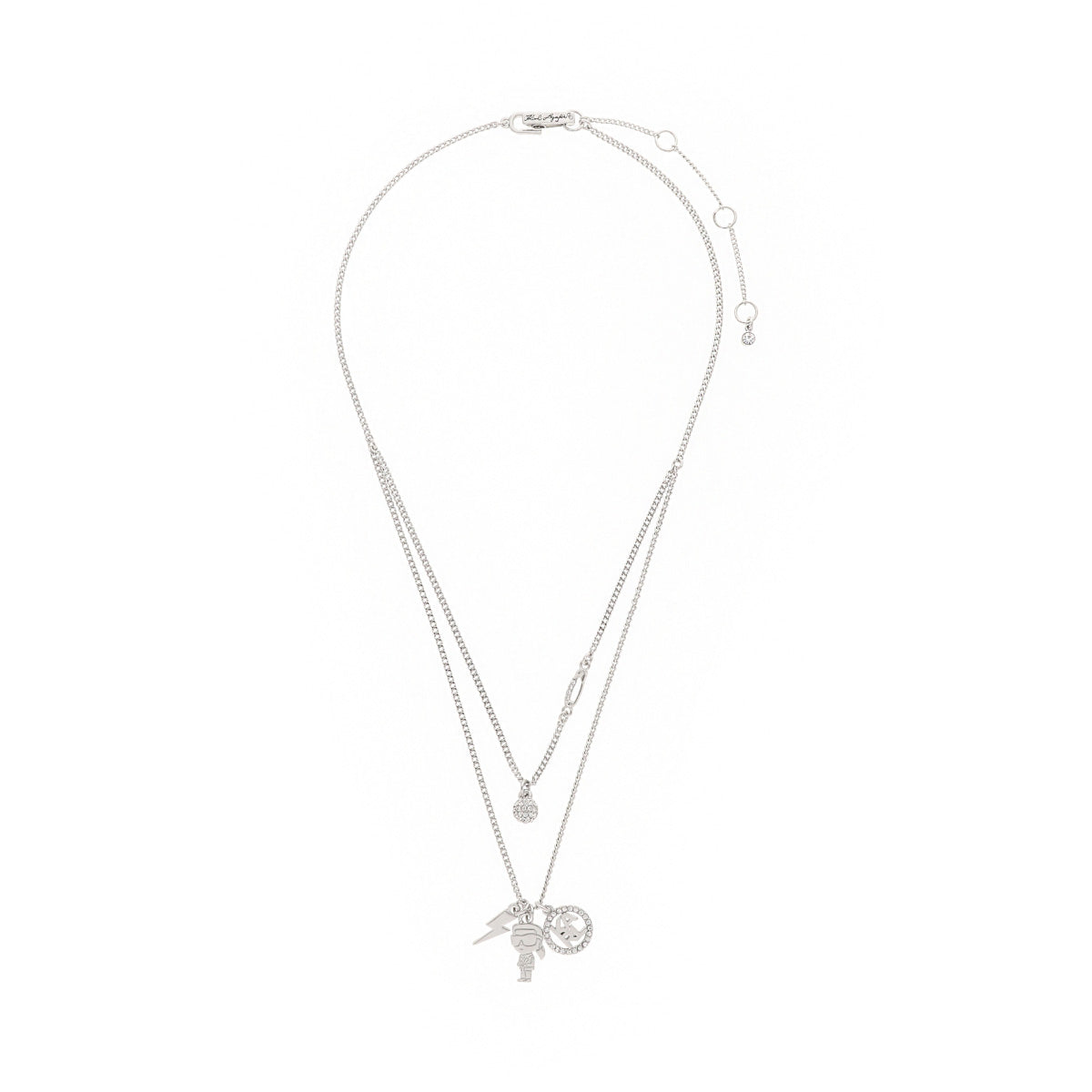 COLLAR KARL LAGERFELD MARTA PLATEADO
