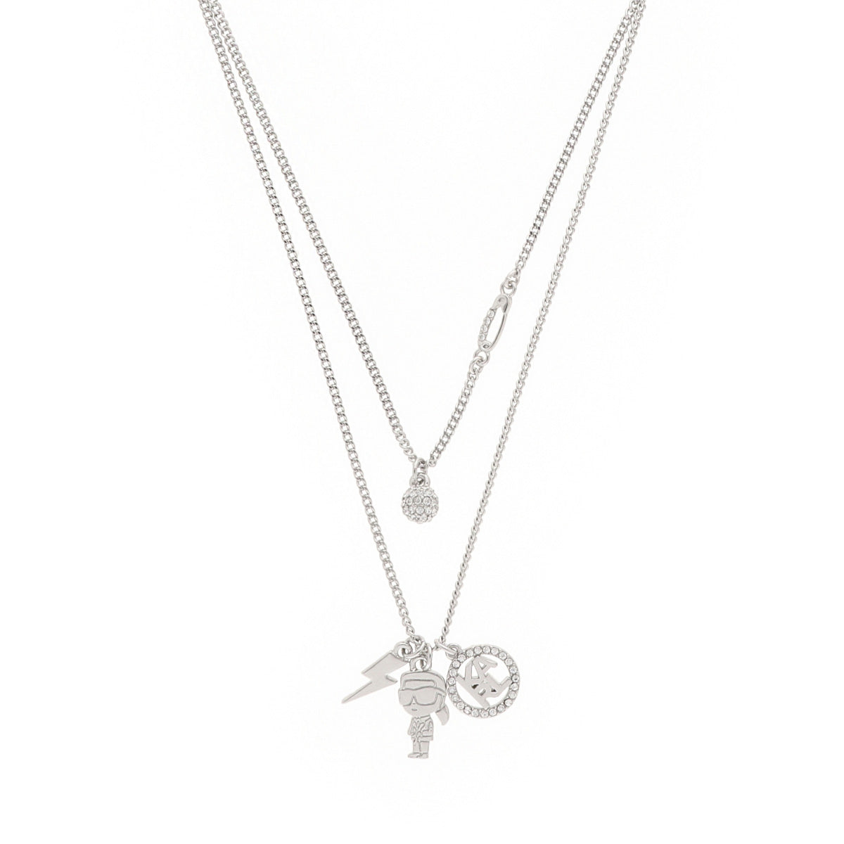COLLAR KARL LAGERFELD MARTA PLATEADO