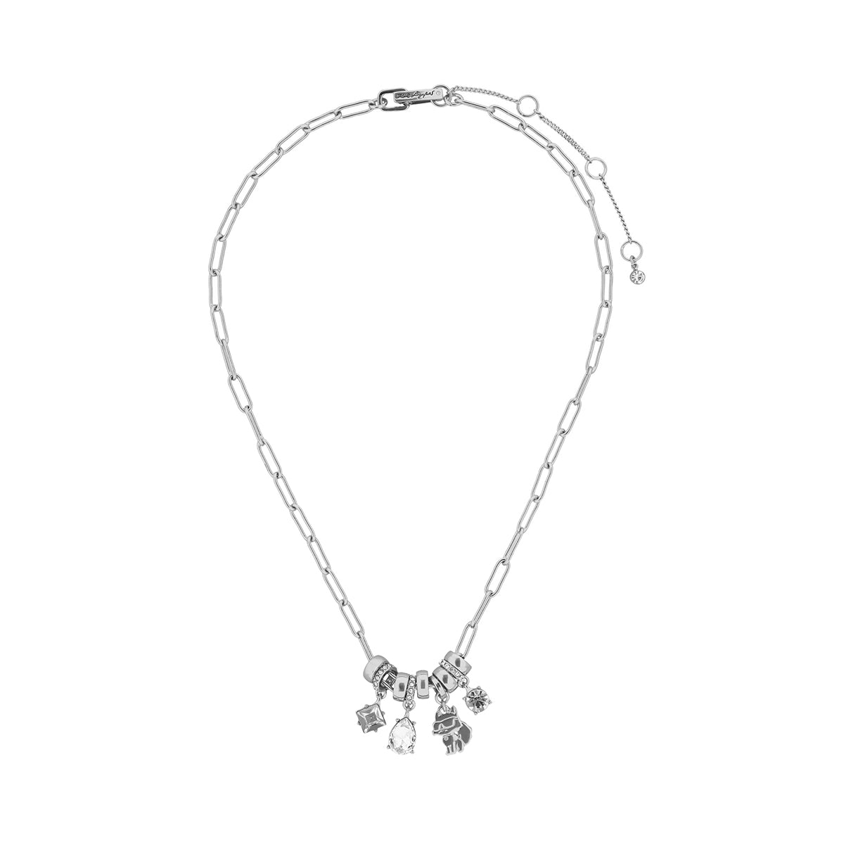 COLLAR KARL LAGERFELD CAMILLE PLATEADO