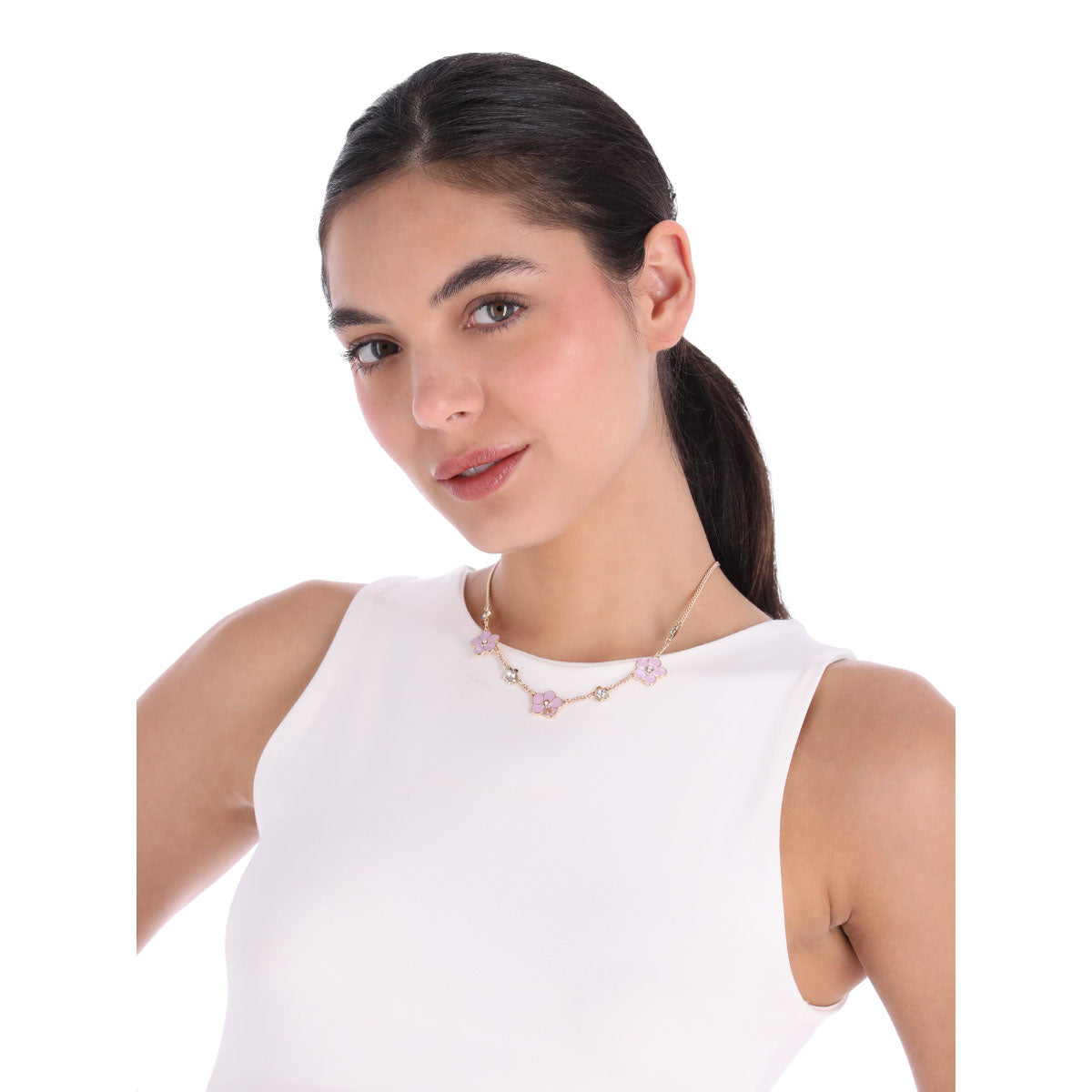 COLLAR KARL LAGERFELD ORCHID RECOLORS S25 DORADO