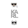 SET KARL LAGERFELD BASICS PLATEADO