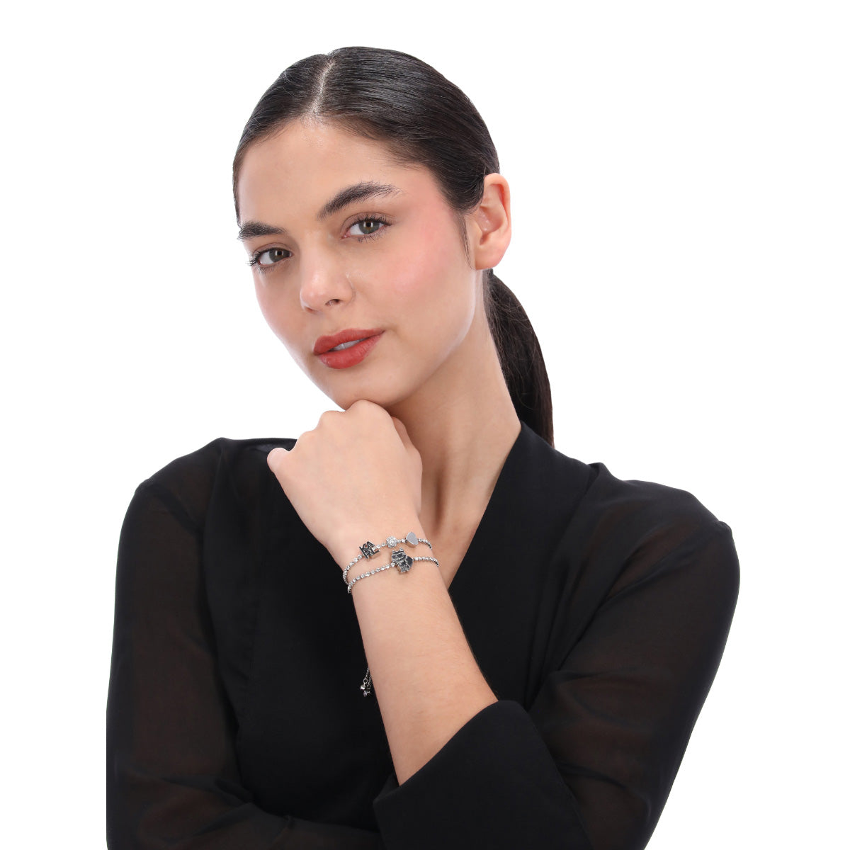 PULSERA KARL LAGERFELD H24 GIFTING PLATEADO