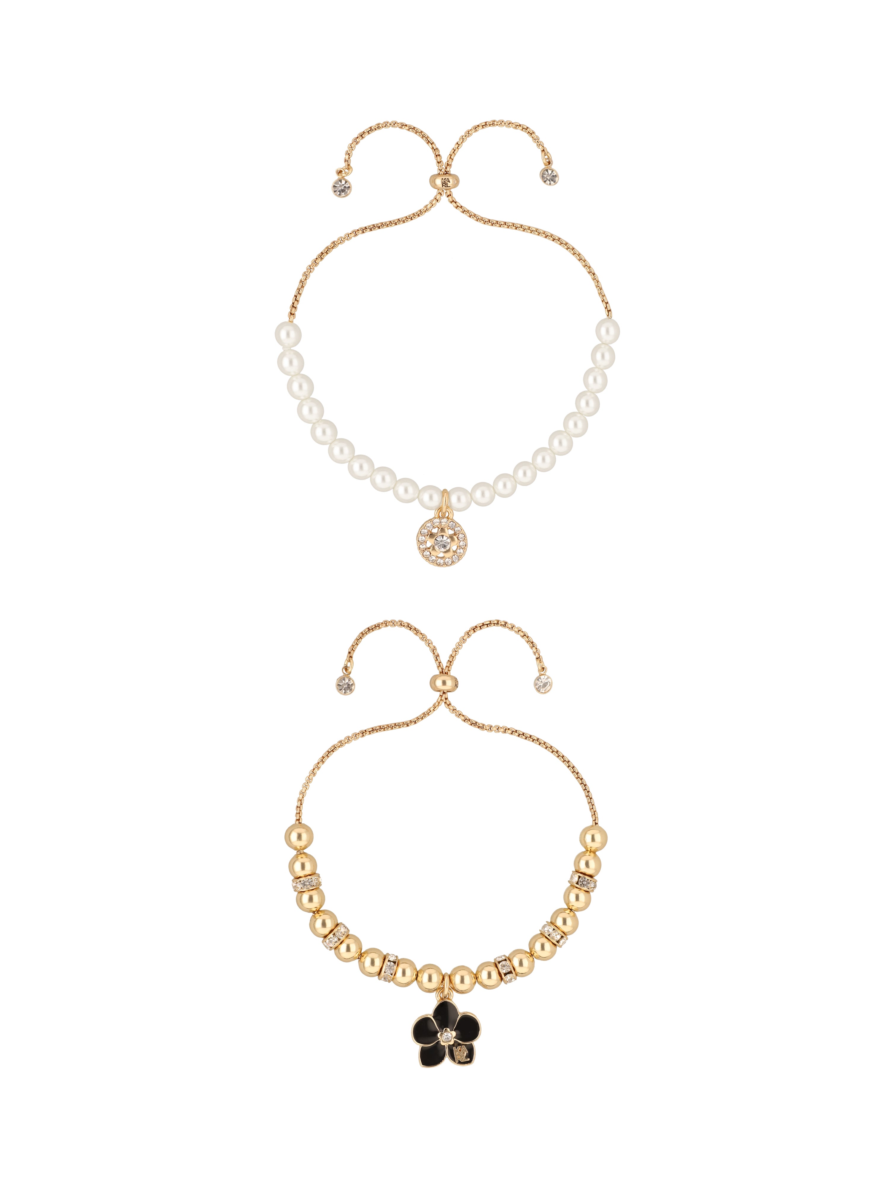 SET PULSERA KARL LAGERFELD COLOR DORADO FORMA SENCILLO 09S00026