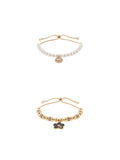 SET PULSERA KARL LAGERFELD COLOR DORADO FORMA SENCILLO 09S00026