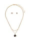 BOX SET COLLAR KARL LAGERFELD COLOR DORADO FORMA SENCILLO 09S00029