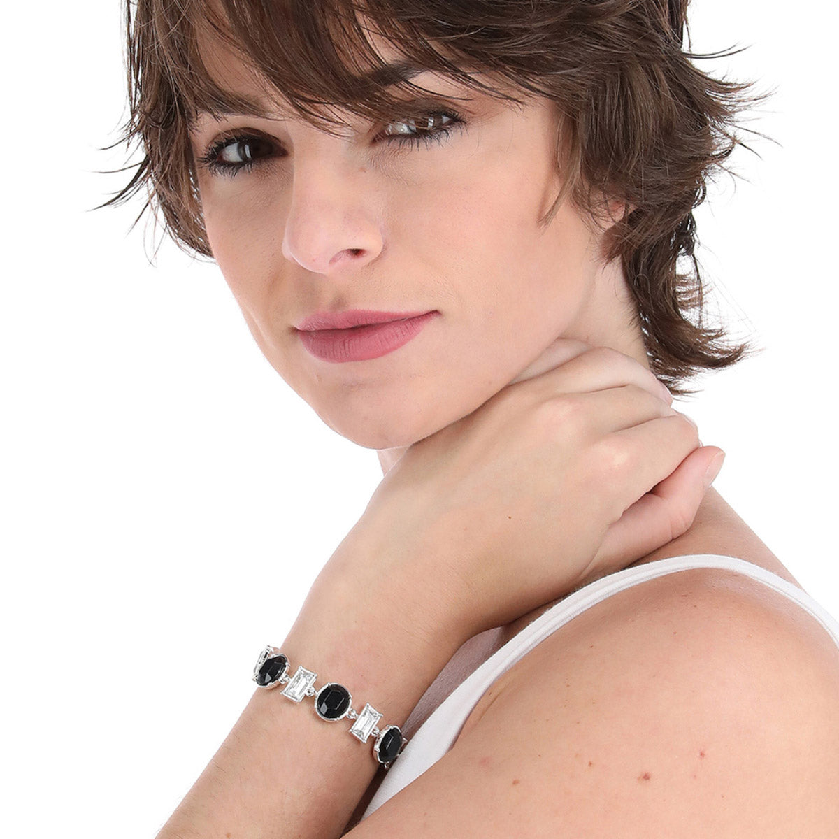 PULSERA ANNE KLEIN F22, AK BOX, F22 PLATA