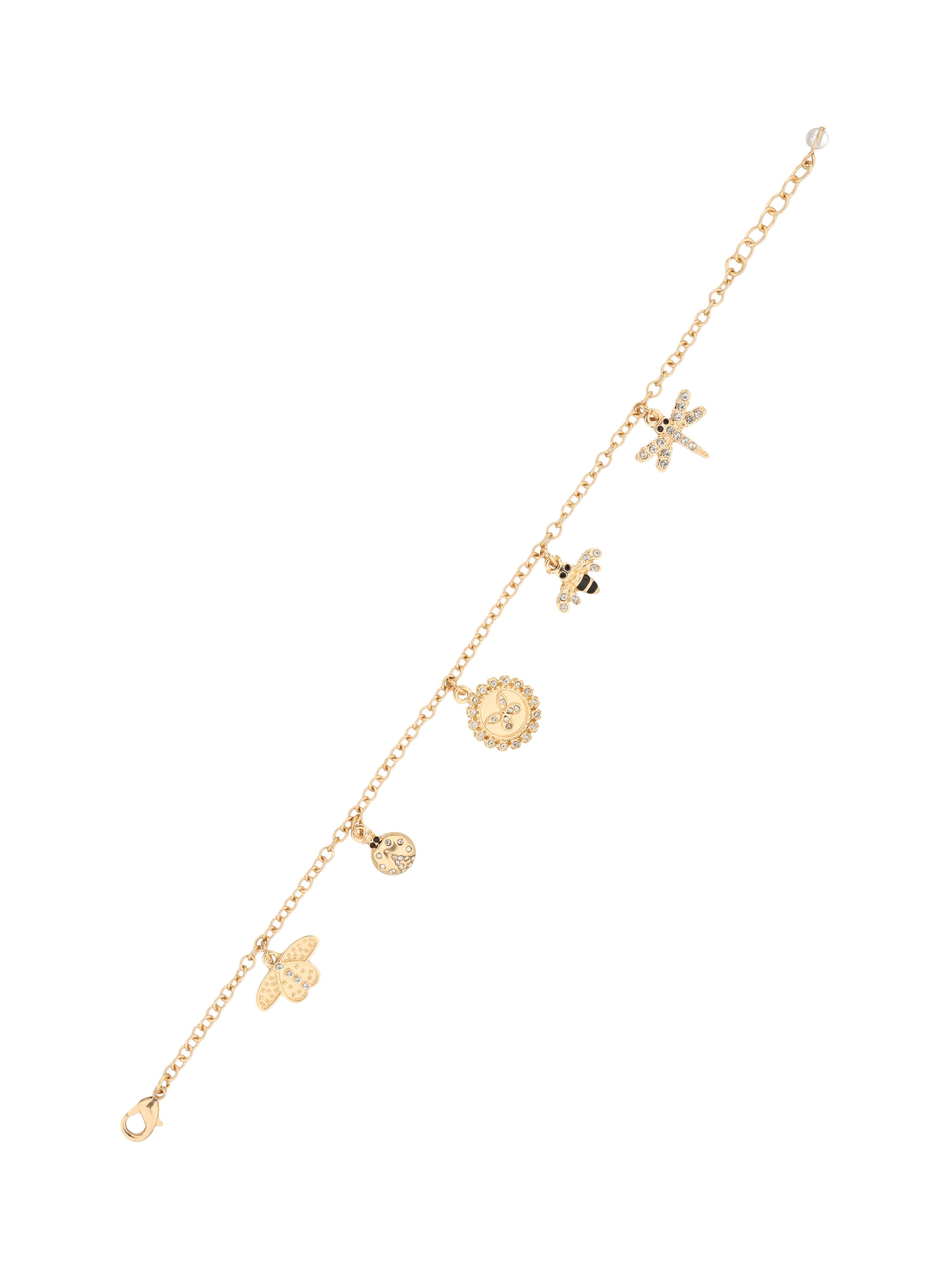 BOX SET PULSERA ANNE KLEIN COLOR DORADO FORMA ASIMETRICO 10B00591