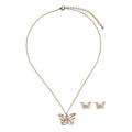 SET NINE WEST NW NK&EAR BOX, A22 ORO ROSA