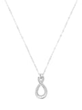 BOX SET COLLAR ANNE KLEIN COLOR PLATEADO FORMA ASIMETRICO 10S01430