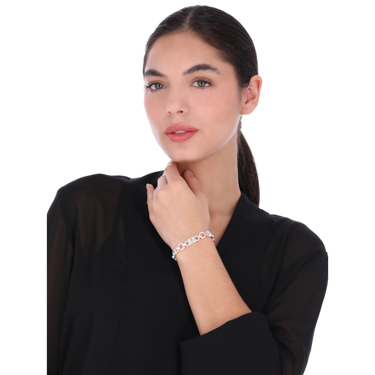 PULSERA RALPH LAUREN PEARSON PLATEADO