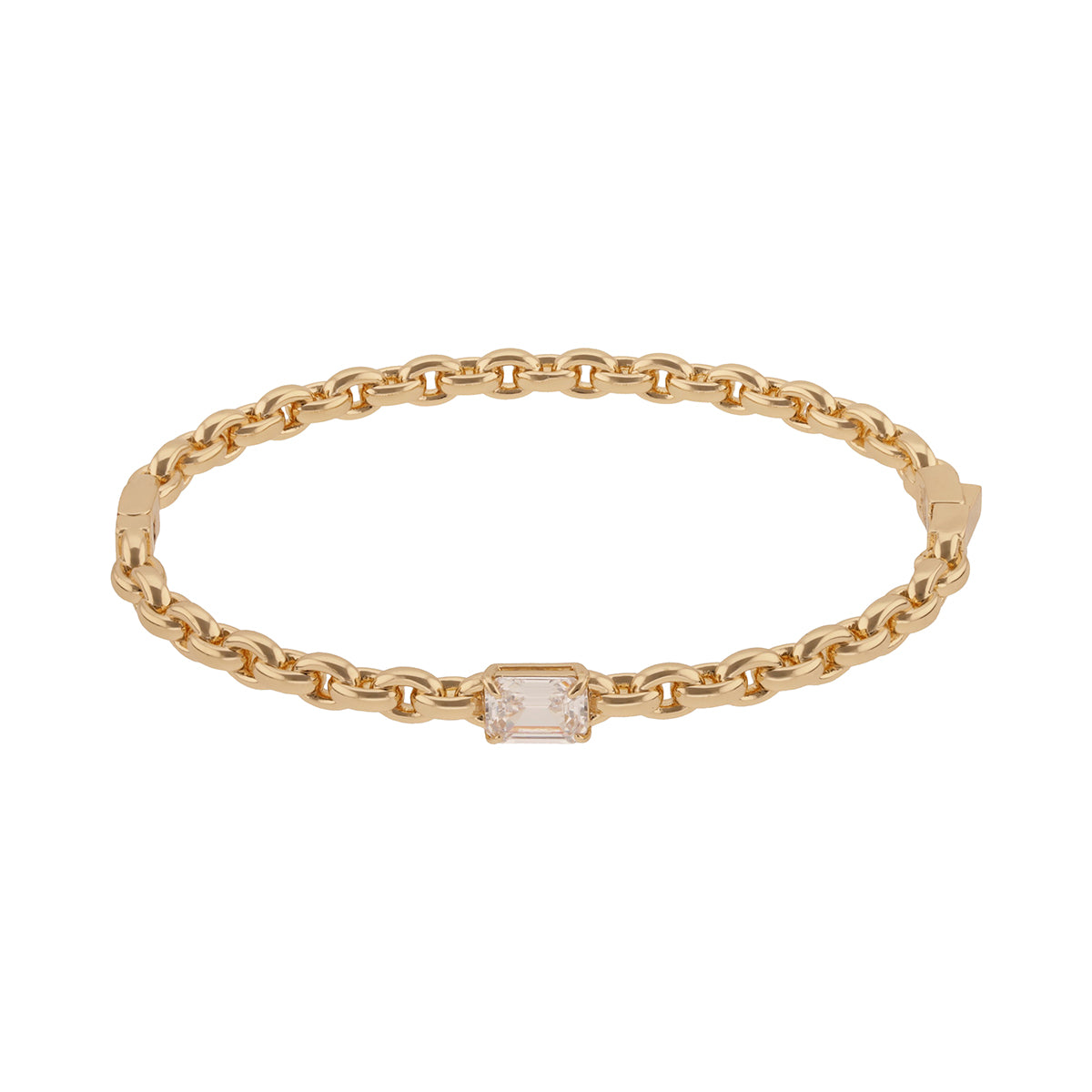 Pulsera Ralph Lauren Color Dorado Forma EslabÃ³n 14B00679