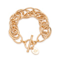 Pulsera Ralph Lauren Color Dorado Forma EslabÃ³n 14B00685