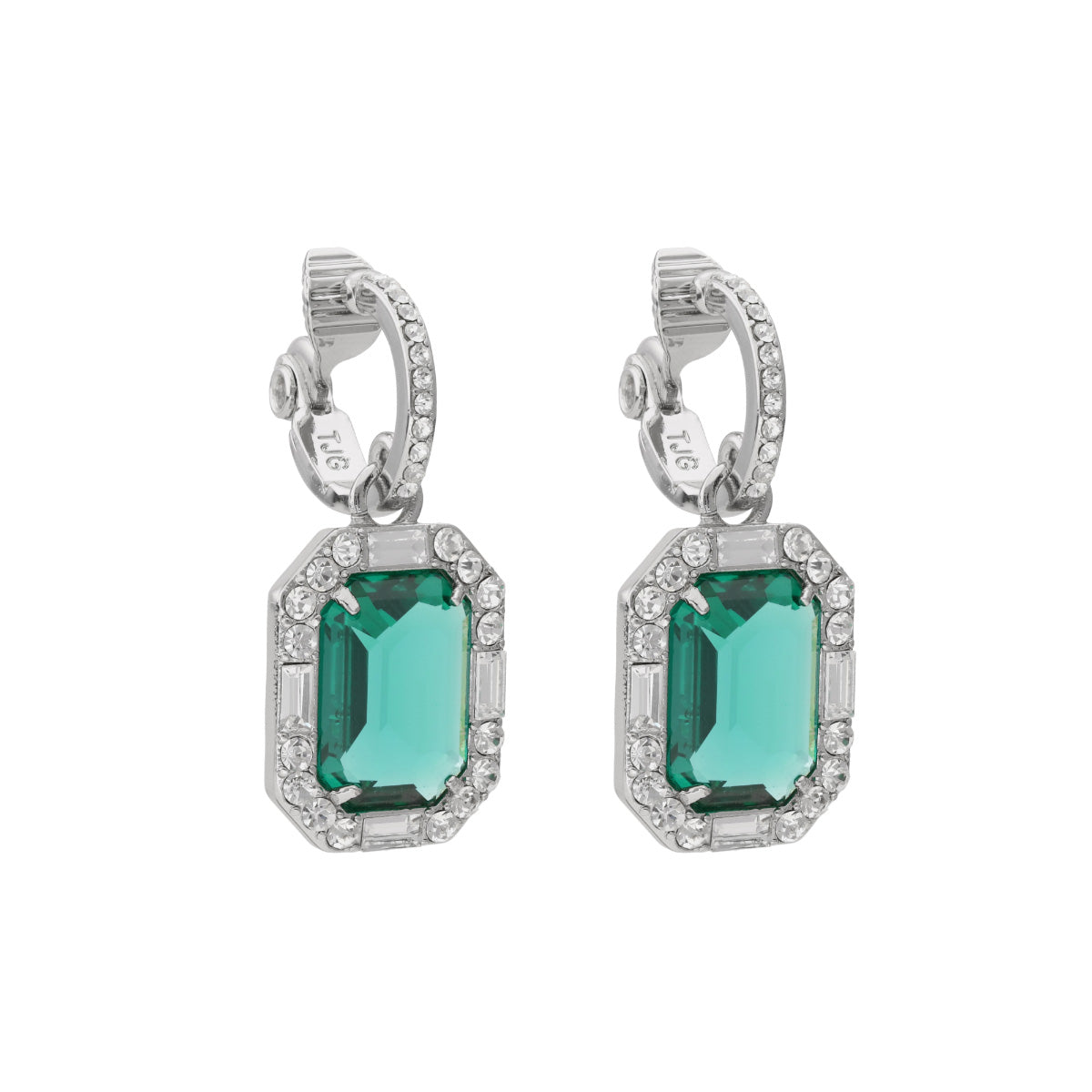 ARETES RALPH LAUREN PEARSON PLATEADO