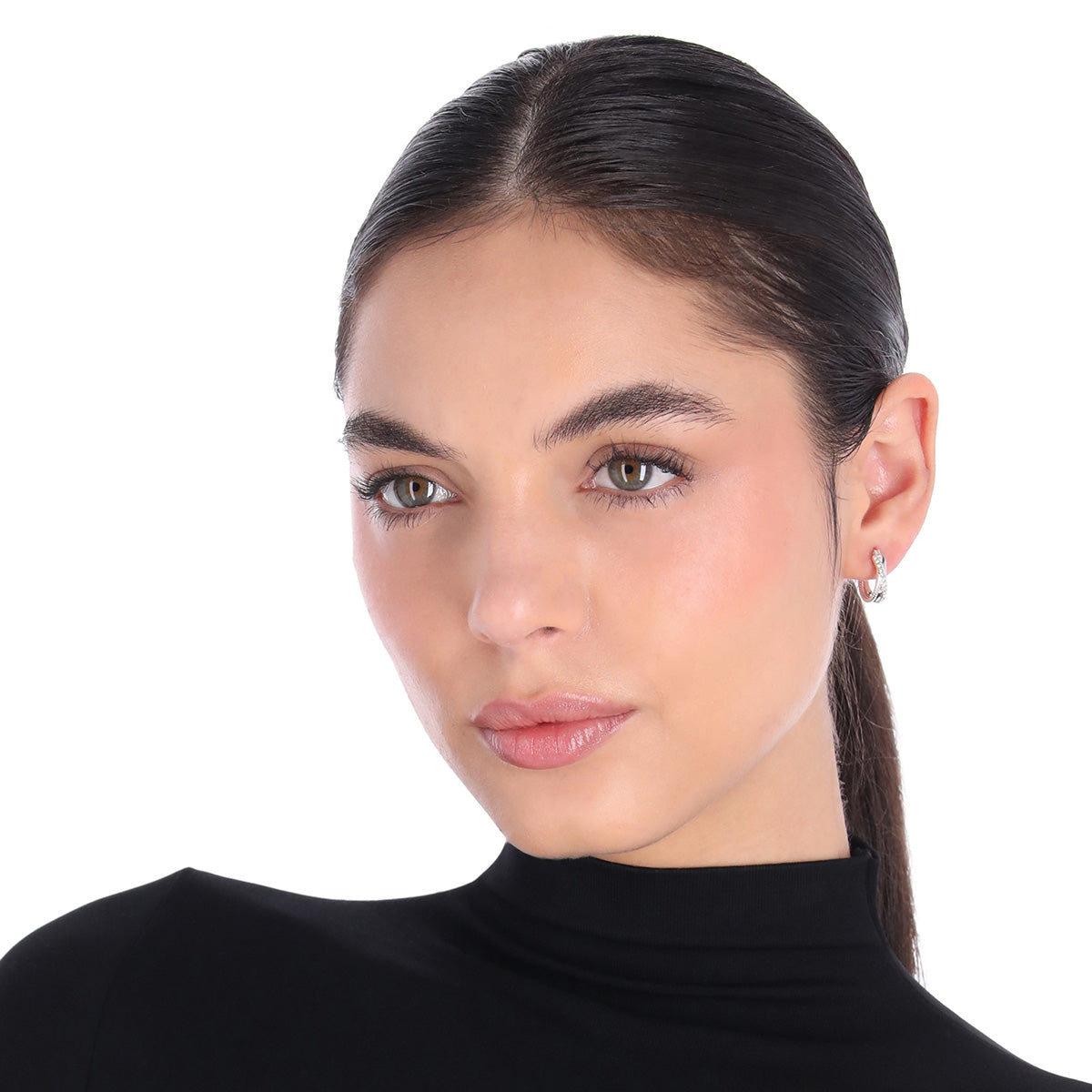 ARETES RALPH LAUREN JOVIE PLATEADO