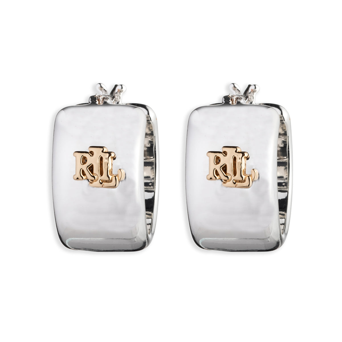ARETES RALPH LAUREN LINDEN PLATEADO