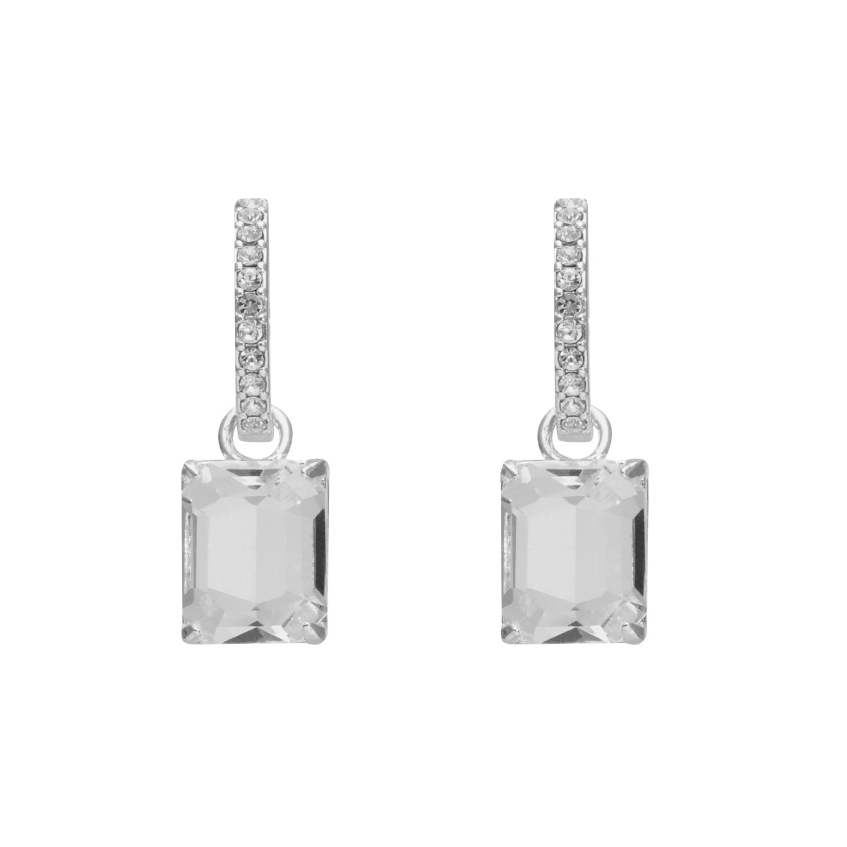 ARETES RALPH LAUREN PEARSON PLATEADO
