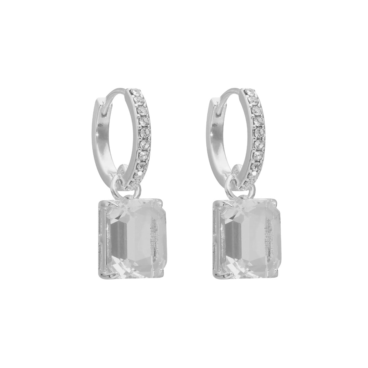 ARETES RALPH LAUREN PEARSON PLATEADO