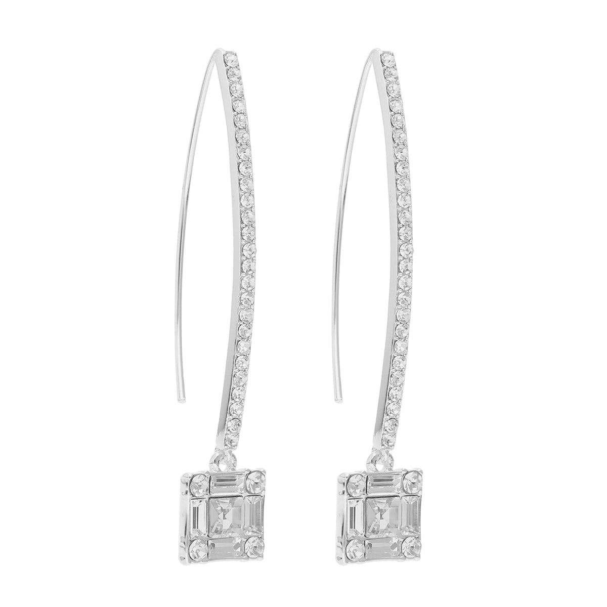 ARETES RALPH LAUREN PEARSON PLATEADO