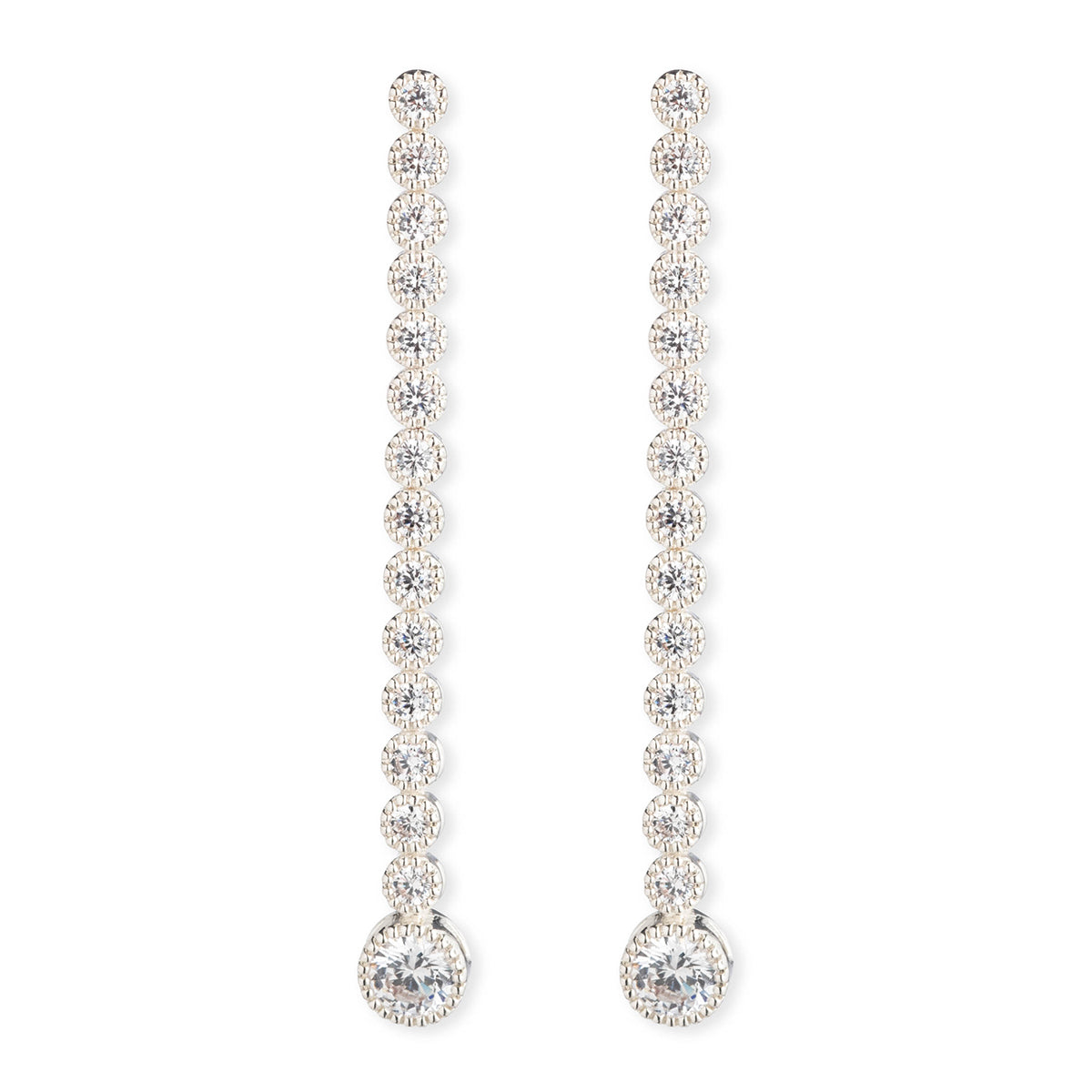 ARETES RALPH LAUREN FAIR ISLE PLATEADO