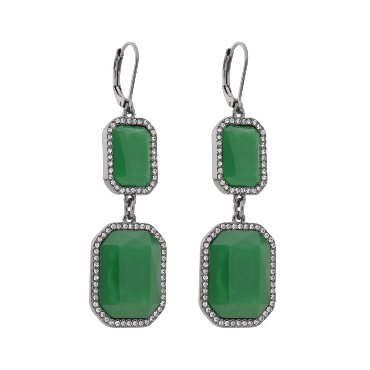 ARETES RALPH LAUREN DELPHINE PLATEADO