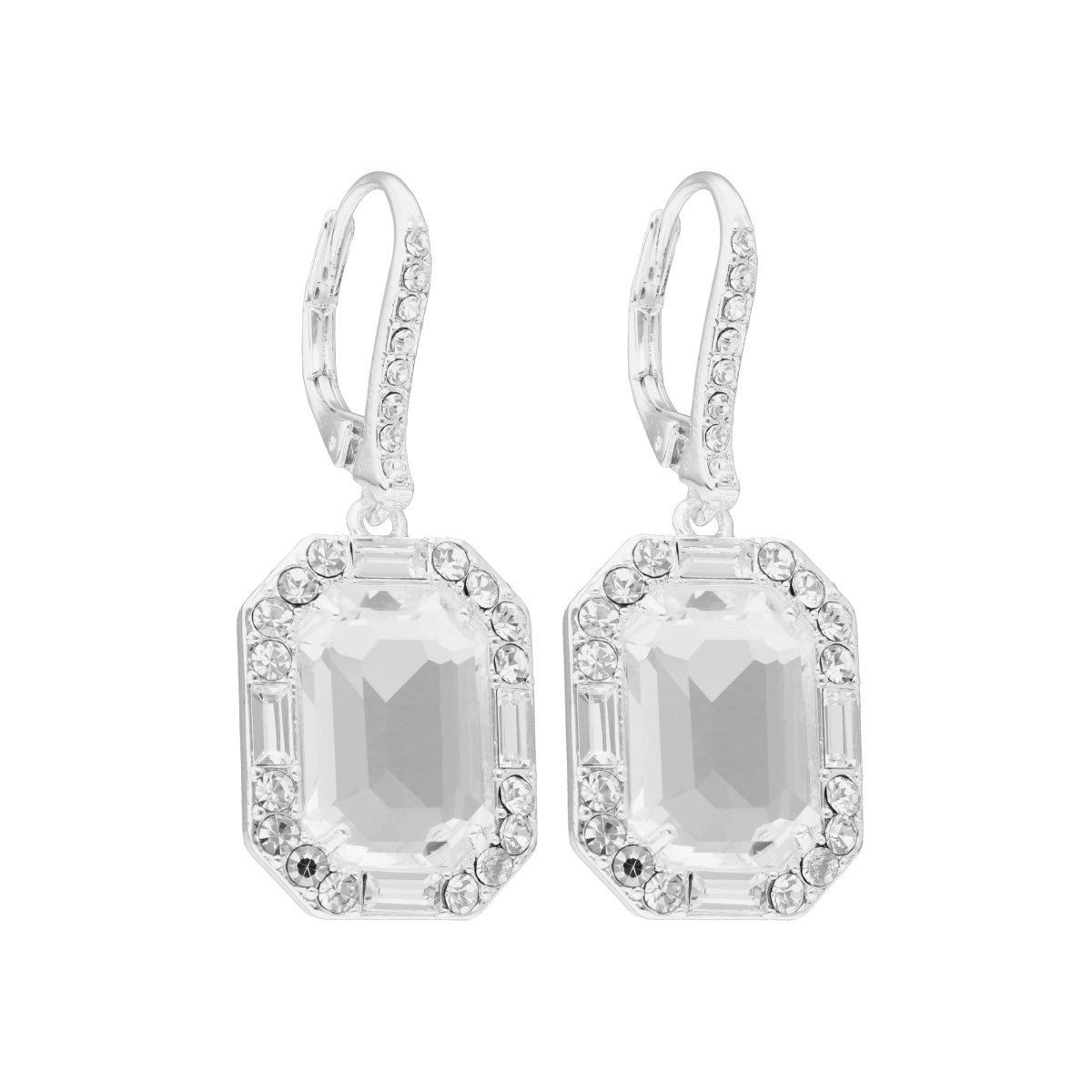 ARETES RALPH LAUREN PEARSON PLATEADO