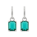 ARETES RALPH LAUREN PEARSON PLATEADO