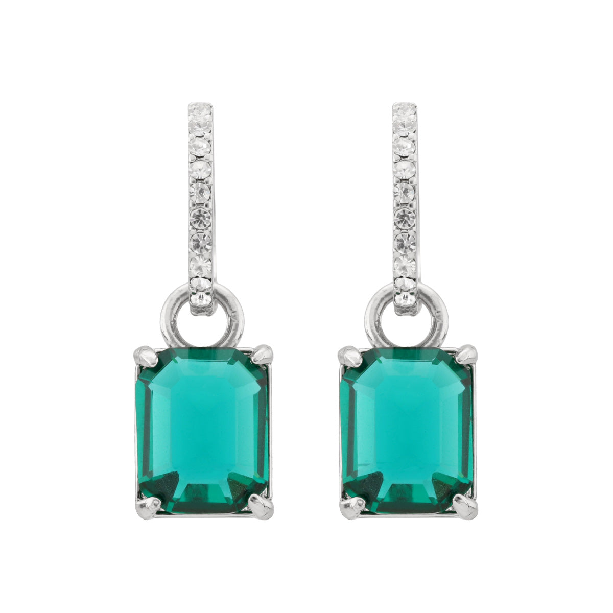 ARETES RALPH LAUREN PEARSON PLATEADO