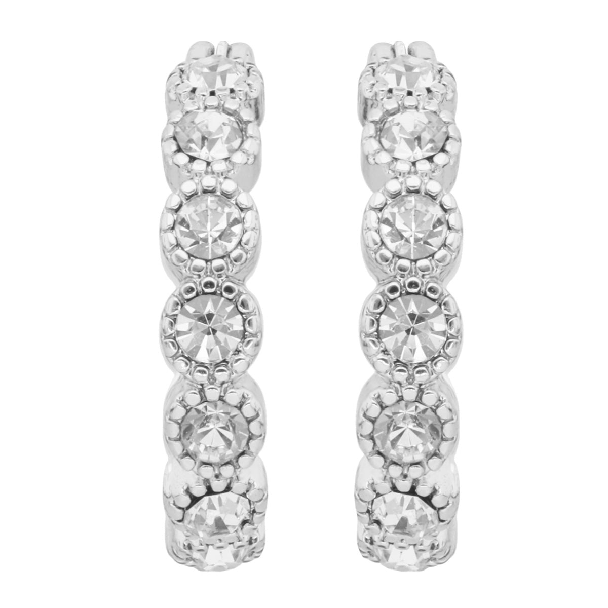 ARETES RALPH LAUREN FAIR ISLE PLATEADO