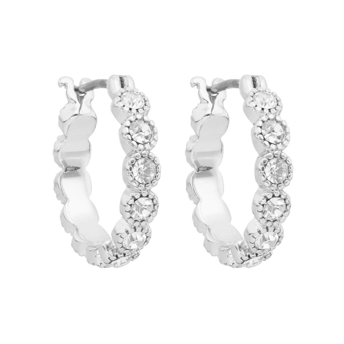 ARETES RALPH LAUREN FAIR ISLE PLATEADO